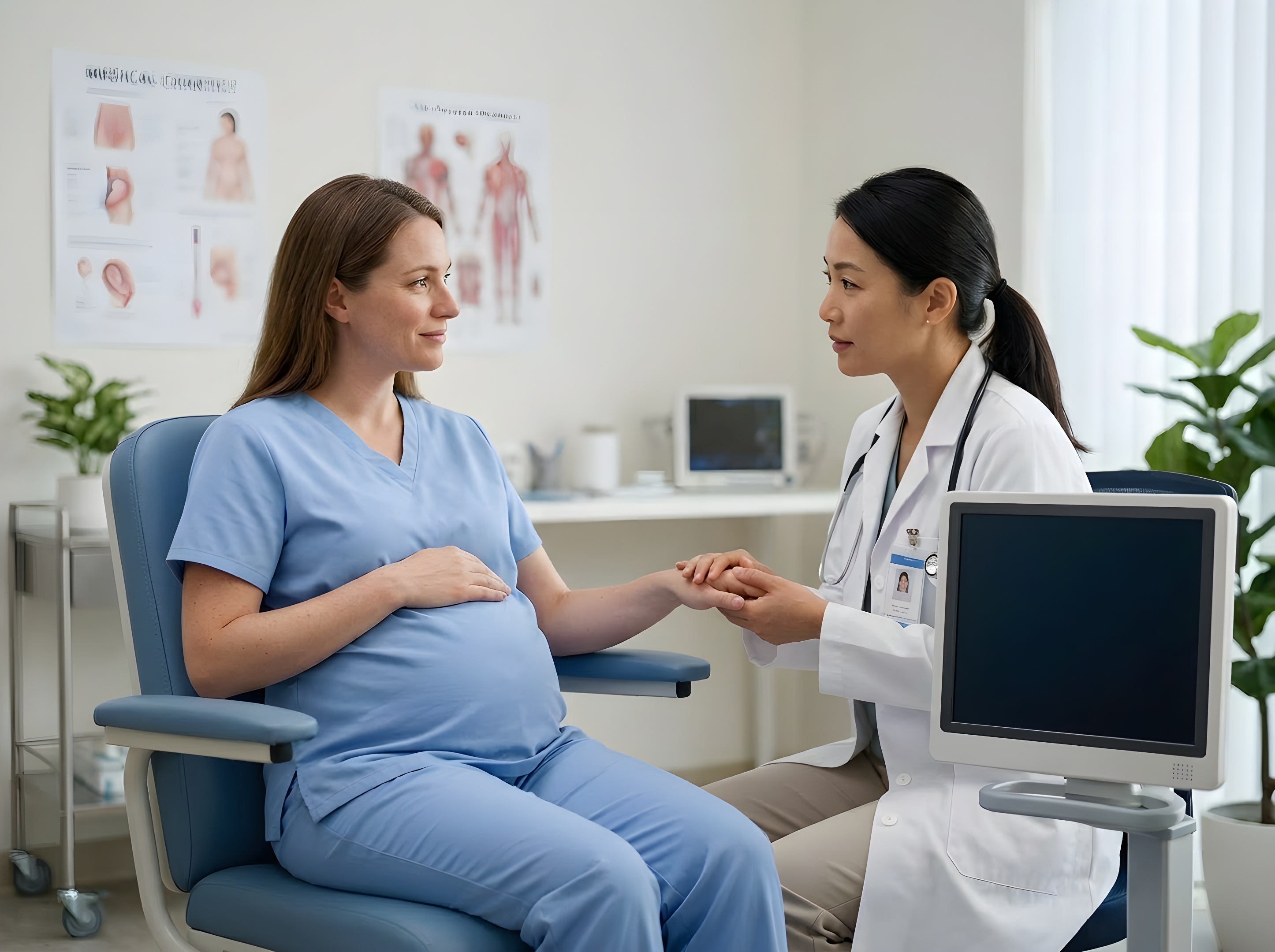 Optima Genetics clinical team discussion